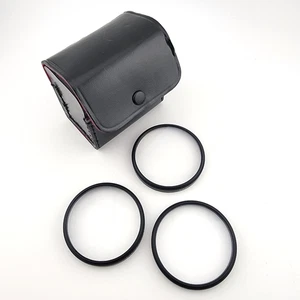 Vintage Toshiba 58mm Close Up Lens Set With Hard Case (1 , 2 ,4) Complete - Picture 1 of 8