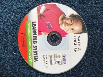 Math & English Learning System Elementary School 2007 Disc For PC & iMac - Image 1 of 2