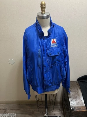 Vintage Upstream Blue Racing Jacket Nylon Jacket Size XXL - Image 1 of 4