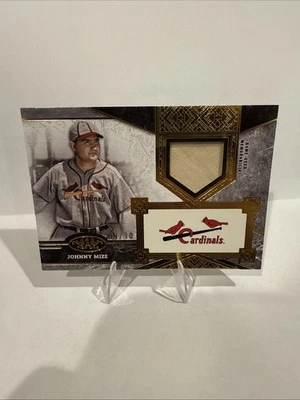 Tarjeta de memoria 2025 Topps Tier One de béisbol Johnny Mize Bat Relic/10 TSR-JM Foto 1 de 2