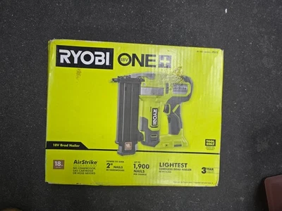 🛠 Clavadora Brad RYOBI One+ Ataque Aéreo Inalámbrico 18V 18Ga P321 * SOLO HERRAMIENTA Foto 1 de 3