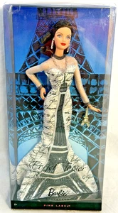 Eiffelturm Barbie Dolls of the World Landmark Collection rosa #T3771 NRFB - Bild 1 von 9