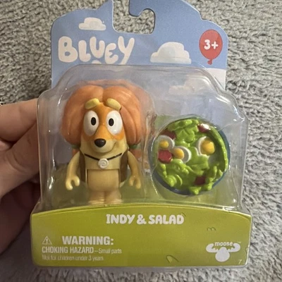 NUEVO, Indy & Salad Bluey Story Starter Pack Juego de Figuras (P) Foto 1 de 4