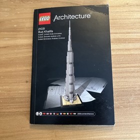 LEGO ARCHITECTURE: Burj Khalifa Instruction Manual Only Great Condition! 21031