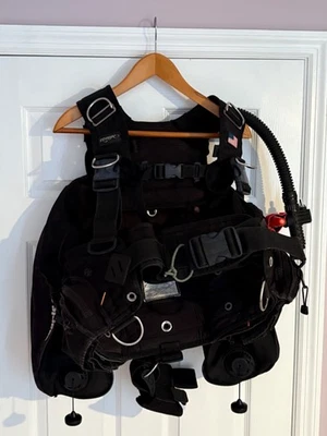Zeagle Ranger BCD Talla Mediana - Negro - Resistente Compensador de Flotabilidad de Buceo Foto 1 de 4
