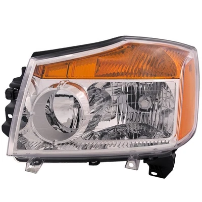 Driver Side CAPA Certified Headlight Fits 2008-2015 Nissan Titan - Image 1 of 4