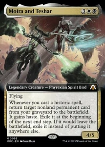MTG Moira and Teshar - Extended Art NM-Mint Commander: March of the Machines - Picture 1 of 1