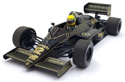 MINICHAMPS 540863812 LOTUS RENAULT 98T 1986 AYRTON SENNA SCALA 1/18 18010899 - Immagine 1 di 4
