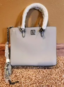 NWT VICTORIA'S SECRET Crossbody Satchel Bag Purse Grey - Beautiful! - Picture 1 of 2