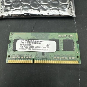 Genuine Panasonic Toughbook CF-WMBA1304G 4GB PC3L-12800 DDR3 1600MHz CL11 SODIMM - Picture 1 of 3