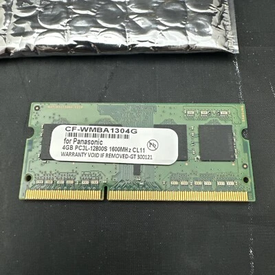Genuine Panasonic Toughbook CF-WMBA1304G 4GB PC3L-12800 DDR3 1600MHz CL11 SODIMM - Image 1 of 3