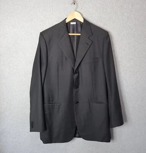 Brioni Jacket Sport Coat 3 Button Gray Nomentano US 44L 100% Wool Super 150s - Picture 1 of 18