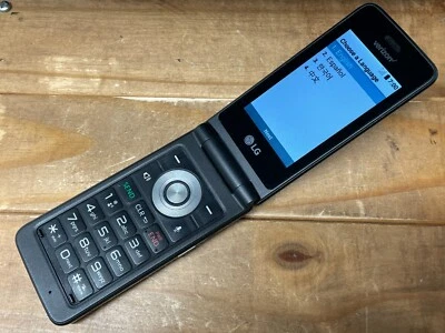 LG Exalt - VN220 - Silver (Verizon) 4G LTE Flip Phone - Tested & Works - Image 1 of 4