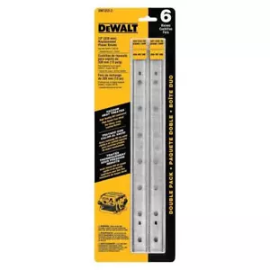 DEWALT Planer Blades 13"H Treated Double Sided Steel Wood Cut Power Tool Silver - Picture 1 of 5