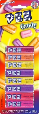 Recarga de caramelo Pez 8 paquetes fruta 2,32 oz azúcar galleta cereza fresa caducidad 11/2026 Foto 1 de 3