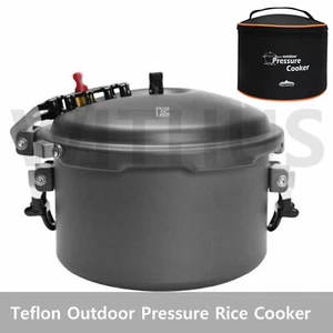Teflon Outdoor Camping Pressure Rice Cooker Steamer Portable Pot Carrying Pouch_ - Picture 1 of 4