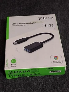 Belkin USB-C To USB-A Adapter 5GBPS New Open Box - Picture 1 of 8