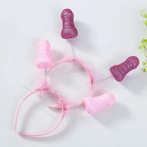 Alien Antenna Headband Color Foam Round Ball Hair Hoop Cock Star Shaped Headband - Picture 1 of 13