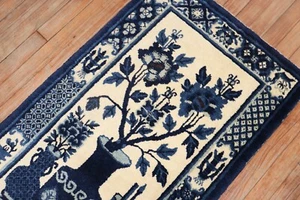 Antique Chinese Peking Rug Size 2'2''x4'3'' - Picture 1 of 5