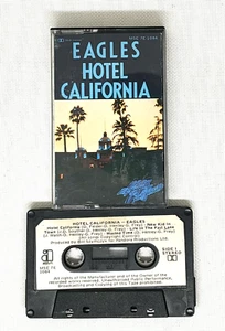 EAGLES Hotel California Cassette M537E-1084 Asylum Paper Label 1976 Tested Aus - Picture 1 of 9