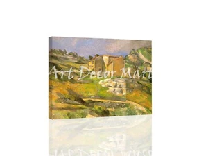 Houses In Provence-Cezanne - - CANVAS OR PRINT WALL ART - Picture 1 of 2