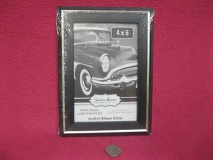 Special Moments Black Acrylic Photo Frame 4x6 Picture Greenbrier Inter. - Picture 1 of 2