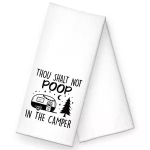 ZBBFSCSB in The Camper Funny Camping Kitchen Towels Cute Camping Dish Towels ... - Picture 1 of 6