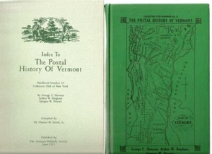 Postal History of Vermont Hardcover by George C. Slawson 1969 stamps - Picture 1 of 3