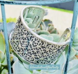 Brazalete Silpada Plata Esterlina Ancho Intrincado Filigrana B1697 349.00 Ret - Imagen 1 de 12
