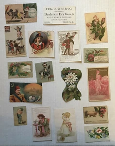 Group of 17 trade cards and scraps Perfume, etc [y5909] - Picture 1 of 3