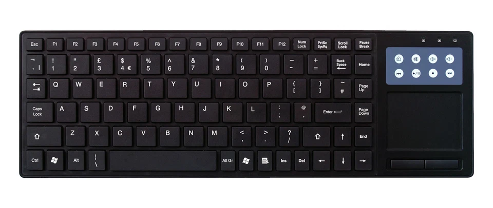 Qwerty T-PAD TPad Multimedia USB Keyboard with Touchpad UK Layout - Image 1 of 1