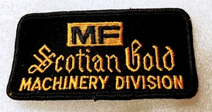1960s Massey Ferguson Scotian Gold Machinery Division Equipment Patch New NOS - Picture 1 of 3