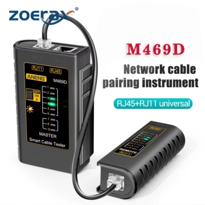 ZoeRax RJ45/RJ11 Network Cable Tester – Ethernet & Telephone Line Tool - Image 1 of 4