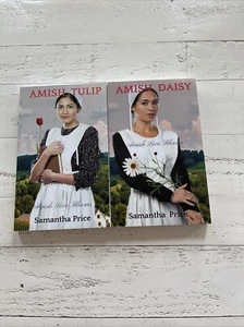 Amish Tulip And Amish Daisy : Amish Romance By Samantha Price Paperback - Picture 1 of 8
