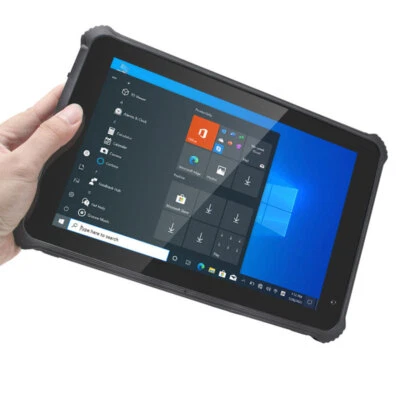 10.1" WIFI 4G LTE Data Windows 10 Rugged Tablet Waterproof Industrial Quad Core - Image 1 of 4