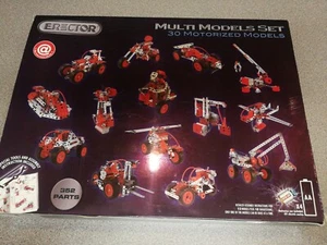 Erector Set 7530 Multimodels 352 Parts Motorized Builds 30 Models family fun - Picture 1 of 7