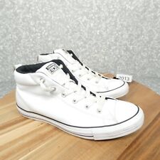 Converse All Star CT Court Street Mid Top Sneaker Men 12 White Leather 143726C