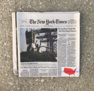 NEW YORK TIMES -SUNDAY APRIL 13, 2025 (BEATLES -JOHN LENNON -AMERICANS STOCK UP) - Picture 1 of 7