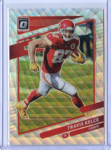 2021 Donruss Optic Football Premium Silver #/299 NO. 33 Travis Kelce - Kansas Ci
