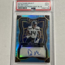2019 Panini Select Rookie Signature Prizm Signature Light Blue RC 13/25 PSA 9