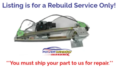 2002-2009 GMC Envoy Midgate serviço de reconstrução de regulador de janela - garantia vitalícia - Imagem 1 de 3