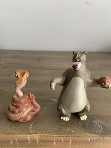 Disney Baloo And Kaa Toy Figures Jungle Book Cake Toppers Bear Snake Disney Toys - Picture 1 of 4