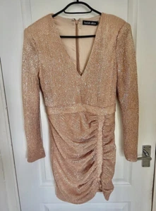 rose gold sequin dress - Picture 1 of 3