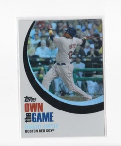 DAVID ORTIZ-BIG PAPI '07 TOPPS-OWN THE GAME INSERT CARD-SHIPS FREE TO THE US - Picture 1 of 24