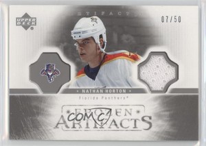 2005-06 Upper Deck Artifacts Frozen Artifacts Silver /50 Nathan Horton #FA-NH