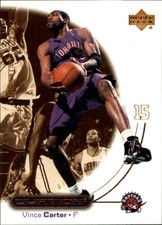 2000-01 Upper Deck Ovation Toronto Raptors Basketball Card #53 Vince Carter