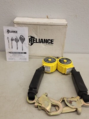 Reliance Fall Protector 4004T Web Retractable 7 Ft New Open Box. - Image 1 of 4