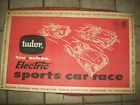 1959 Tudor Tru Action Electric Sports Car Race Game No. 530 Original Box 2 cars