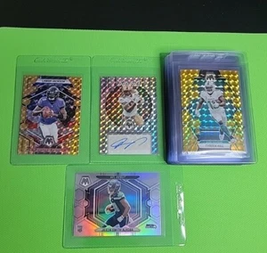 2023 Panini Mosaic Football Rookie & Vets Lot (19) Yellow, Green, Silver, Auto - Picture 1 of 13