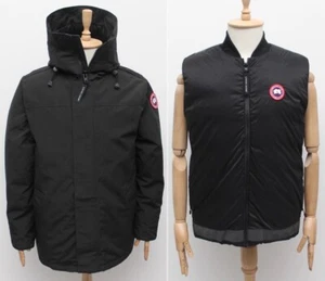NEW! Men's CANADA GOOSE Garibaldi Black 3-in-1 Parka Down Puffer Jacket Coat L - Picture 1 of 21